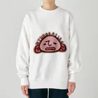 あやぺんの裏表プリントにゅうどうかじか Heavyweight Crew Neck Sweatshirt