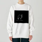 sugiakoのすぎあこのロゴ黒 Heavyweight Crew Neck Sweatshirt