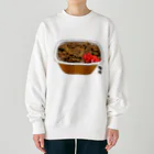 脂身通信Ｚの牛丼べんとう_230110 Heavyweight Crew Neck Sweatshirt