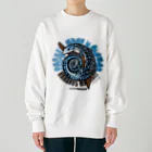 HERP MODA by ヤマモトナオキのコバルトツリーモニター Heavyweight Crew Neck Sweatshirt