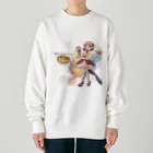 LusterAの【魔法少女】魔法のオオカワウソ大川さん Heavyweight Crew Neck Sweatshirt