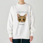 猫のイラスト屋さんのhimawari Heavyweight Crew Neck Sweatshirt