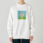 ひふみのいかり肩うさぎ（喜平ネックレス） Heavyweight Crew Neck Sweatshirt