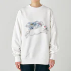 ruidawanの飛躍うさぎ Heavyweight Crew Neck Sweatshirt