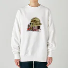 🍩tarojiro(たろじろ) shop🍩のピタゴラ装置で顎関節矯正 by AI Heavyweight Crew Neck Sweatshirt