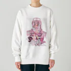 棉きのしのUSAPYONシリーズ Heavyweight Crew Neck Sweatshirt