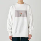 rilybiiのtwo peach tulip . Heavyweight Crew Neck Sweatshirt