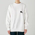 puikkoのUボート　笑うソードフィッシュ（右向き）（ワンポイント） Heavyweight Crew Neck Sweatshirt