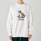 大正浪漫堂のグラフロ/ヒョウ柄/カエル Heavyweight Crew Neck Sweatshirt