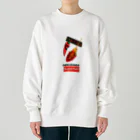 串カツワールドの超激辛串カツ串揚げグッズgekikara Heavyweight Crew Neck Sweatshirt