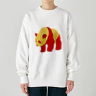 広熨斗隼人SHOPの広熨斗隼人のカラーパンダ🐼２ Heavyweight Crew Neck Sweatshirt