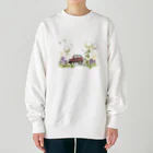 pandaticsの春とくるま Heavyweight Crew Neck Sweatshirt