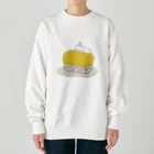 みにゆん　ねこのLovely puppy cake Heavyweight Crew Neck Sweatshirt