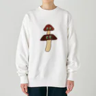 レタ(LETA)のゆかいなシイタケ・ヒラタケタワー Heavyweight Crew Neck Sweatshirt