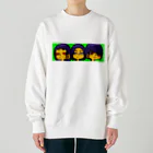 キカンシのデフォルメキカンシ Heavyweight Crew Neck Sweatshirt