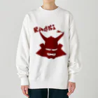 RAMUKiのRAMUKi兜（darkred） Heavyweight Crew Neck Sweatshirt