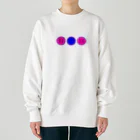 HAREのカラフル野球ボール　青ピンク① Heavyweight Crew Neck Sweatshirt