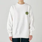 kg_shopの[☆両面] オクラネバネバ【視力検査表パロディ】 Heavyweight Crew Neck Sweatshirt