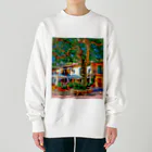 GALLERY misutawoのマヨルカ島 バルデモーサの広場 Heavyweight Crew Neck Sweatshirt