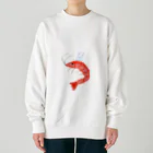 たのしみたろうのかにくんのお昼ご飯 Heavyweight Crew Neck Sweatshirt