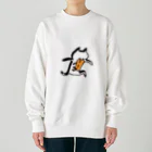 PokuStarのトラが走り、穴をあける Heavyweight Crew Neck Sweatshirt