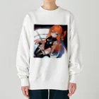 未来アニメスタジオのAIキャラクター8 Heavyweight Crew Neck Sweatshirt