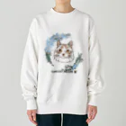 猫のイラスト屋さんのtono Heavyweight Crew Neck Sweatshirt