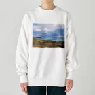 あべこのお店 の北海道の海 Heavyweight Crew Neck Sweatshirt