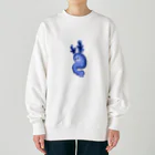 ちんぷのちんぷんかんぷんのブルーなゴースト Heavyweight Crew Neck Sweatshirt