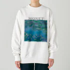 MUGEN ARTのモネ　睡蓮　Claude Monet / Water Lilies Heavyweight Crew Neck Sweatshirt