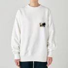 サラリーサル　さる山さんの残業中のさる山さん Heavyweight Crew Neck Sweatshirt