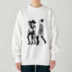 イラストレーターこたけゆか 公式オリジナルグッズのHEY LADIES!  Heavyweight Crew Neck Sweatshirt