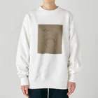 うさみみツインズᕱ⑅ᕱ .｡ഒのゆかうさは今日もくたくた Heavyweight Crew Neck Sweatshirt