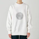 ウアナ*古代文字書工房の古代文字フトマニ図（淡色） Heavyweight Crew Neck Sweatshirt