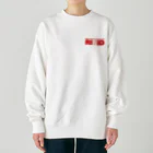 リジット・モータースポーツのRIGID透過ロゴ赤 Heavyweight Crew Neck Sweatshirt