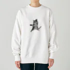 中川ひちゃゆき(シカゴ実業)の功夫にゃんこ Heavyweight Crew Neck Sweatshirt