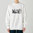 宇宙キャンプのロータス　ハンド　モノトーン Heavyweight Crew Neck Sweatshirt