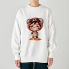 須戸コウ【腐男子ゲイvtuber】の須戸コウ_着ぐるみミニキャラVer Heavyweight Crew Neck Sweatshirt