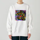 どりほぷの宝石属性の竜 Heavyweight Crew Neck Sweatshirt