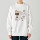 mocchi’s workshopのおうち大好き Heavyweight Crew Neck Sweatshirt