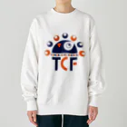 二子舎のたぬきケーキフェス Heavyweight Crew Neck Sweatshirt