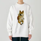 柴犬おかゆのグッズ販売店の柴犬おかゆ Heavyweight Crew Neck Sweatshirt