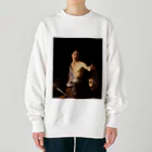 世界美術商店のゴリアテの頭を持つダヴィデ / David with the Head of Goliath Heavyweight Crew Neck Sweatshirt