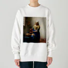 世界美術商店の牛乳を注ぐ女 / The Milkmaid Heavyweight Crew Neck Sweatshirt