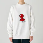 湿布汁🪴のPins！(red) Heavyweight Crew Neck Sweatshirt