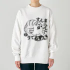 ヨルノネコイチのすんまへんてゆうてるやん Heavyweight Crew Neck Sweatshirt