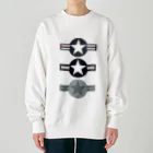Y.T.S.D.F.Design　自衛隊関連デザインの米軍航空機識別マーク Heavyweight Crew Neck Sweatshirt