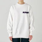 リジット・モータースポーツのALPHA紺-RIGID紺-TETRX紫 Heavyweight Crew Neck Sweatshirt