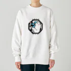 ロジローのしろくま氷菓店(八角形デザイン) Heavyweight Crew Neck Sweatshirt