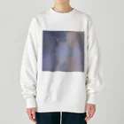 世界美術商店のジヴェルニー近郊のセーヌ川支流(霧) / Branch of the Seine near Giverny (Mist) Heavyweight Crew Neck Sweatshirt